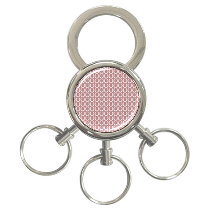 Pattern 224 3-Ring Key Chain