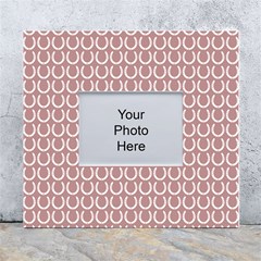 Pattern 224 White Wall Photo Frame 5  X 7  by GardenOfOphir