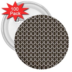 Pattern 228 3  Buttons (100 Pack)  by GardenOfOphir