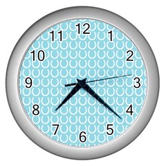 Pattern 230 Wall Clock (silver) by GardenOfOphir