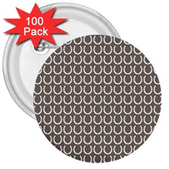 Pattern 229 3  Buttons (100 Pack)  by GardenOfOphir