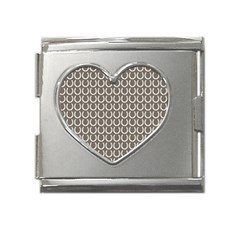 Pattern 229 Mega Link Heart Italian Charm (18mm) by GardenOfOphir