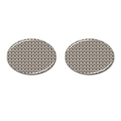 Pattern 229 Cufflinks (oval) by GardenOfOphir