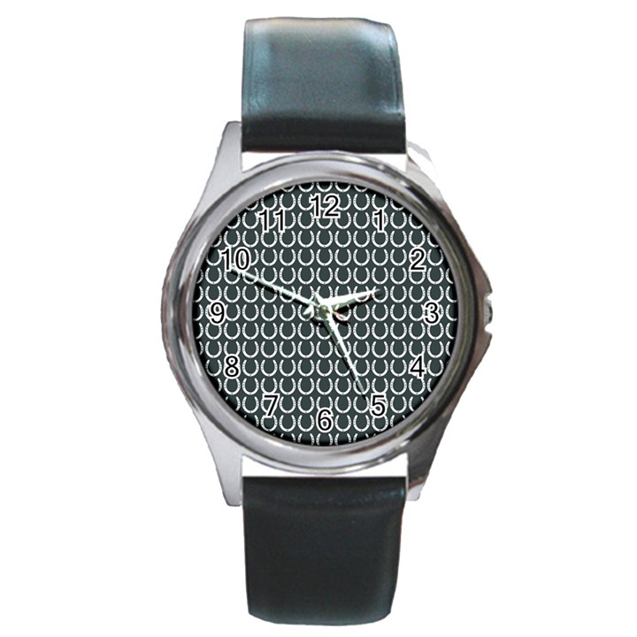 Pattern 233 Round Metal Watch