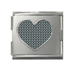 Pattern 233 Mega Link Heart Italian Charm (18mm) by GardenOfOphir