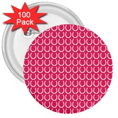 Pattern 234 3  Buttons (100 Pack)  by GardenOfOphir