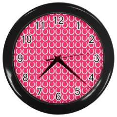 Pattern 234 Wall Clock (black) by GardenOfOphir