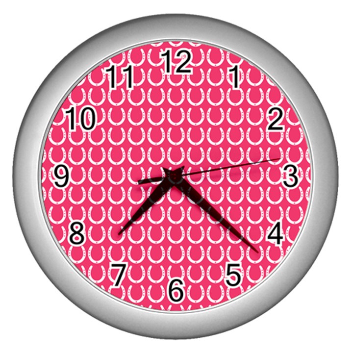 Pattern 234 Wall Clock (Silver)