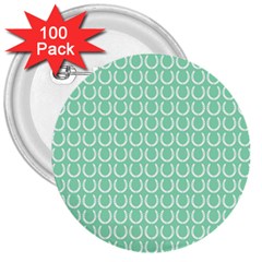 Pattern 235 3  Buttons (100 Pack) 