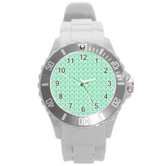 Pattern 235 Round Plastic Sport Watch (l) by GardenOfOphir