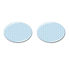 Pattern 238 Cufflinks (oval) by GardenOfOphir