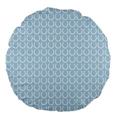 Pattern 238 Large 18  Premium Flano Round Cushions by GardenOfOphir