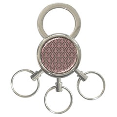 Pattern 242 3-ring Key Chain by GardenOfOphir