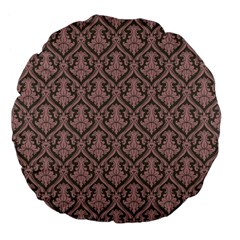 Pattern 242 Large 18  Premium Flano Round Cushions by GardenOfOphir