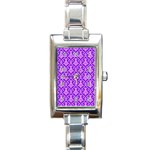 Pattern 245 Rectangle Italian Charm Watch Front