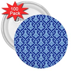 Pattern 244 3  Buttons (100 Pack) 