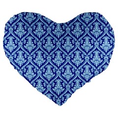 Pattern 244 Large 19  Premium Heart Shape Cushions by GardenOfOphir