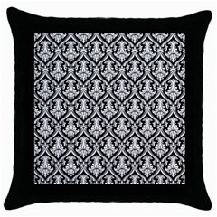 Pattern 246 Throw Pillow Case (black) by GardenOfOphir