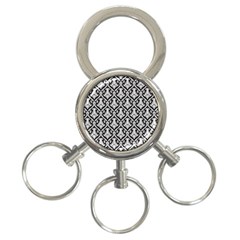 Pattern 246 3-ring Key Chain by GardenOfOphir