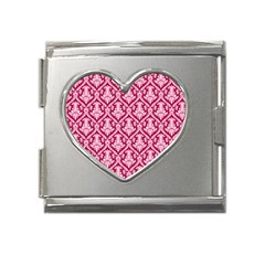 Pattern 248 Mega Link Heart Italian Charm (18mm) by GardenOfOphir