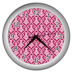 Pattern 248 Wall Clock (silver) by GardenOfOphir