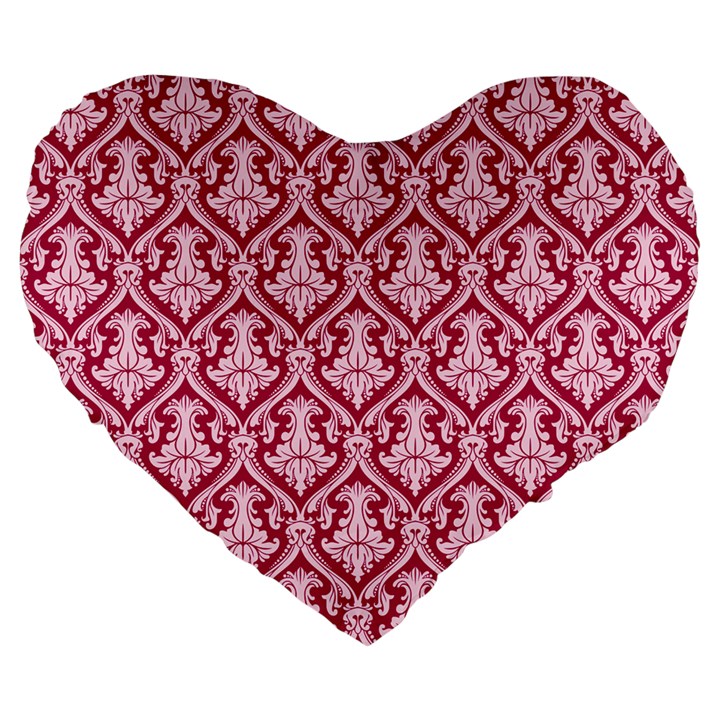 Pattern 248 Large 19  Premium Flano Heart Shape Cushions