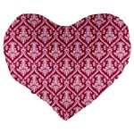 Pattern 248 Large 19  Premium Flano Heart Shape Cushions Back