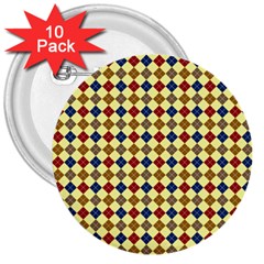 Pattern 249 3  Buttons (10 Pack)  by GardenOfOphir