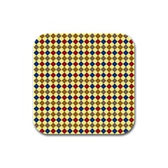 Pattern 249 Rubber Square Coaster (4 Pack) by GardenOfOphir