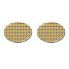 Pattern 249 Cufflinks (oval) by GardenOfOphir