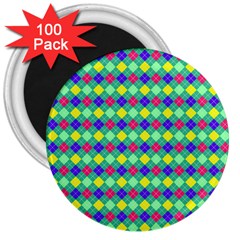 Pattern 250 3  Magnets (100 Pack) by GardenOfOphir