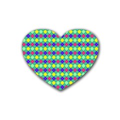 Pattern 250 Rubber Coaster (heart) by GardenOfOphir