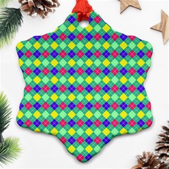 Pattern 250 Snowflake Ornament (two Sides) by GardenOfOphir