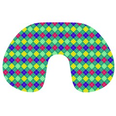 Pattern 250 Travel Neck Pillow by GardenOfOphir