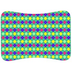 Pattern 250 Velour Seat Head Rest Cushion by GardenOfOphir