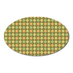 Pattern 251 Oval Magnet by GardenOfOphir