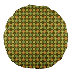 Pattern 251 Large 18  Premium Flano Round Cushions by GardenOfOphir