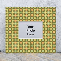 Pattern 251 White Wall Photo Frame 5  X 7  by GardenOfOphir