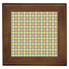 Pattern 253 Framed Tile by GardenOfOphir