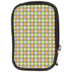 Pattern 253 Compact Camera Leather Case by GardenOfOphir