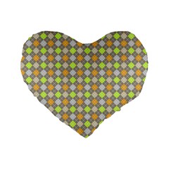 Pattern 253 Standard 16  Premium Heart Shape Cushions by GardenOfOphir