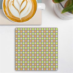 Pattern 253 Uv Print Square Tile Coaster  by GardenOfOphir