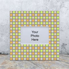 Pattern 253 White Box Photo Frame 4  X 6  by GardenOfOphir