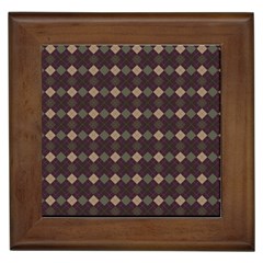 Pattern 254 Framed Tile by GardenOfOphir