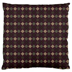 Pattern 254 Large Premium Plush Fleece Cushion Case (two Sides) by GardenOfOphir