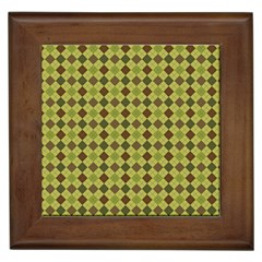 Pattern 255 Framed Tile by GardenOfOphir