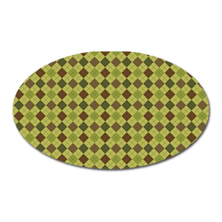 Pattern 255 Oval Magnet