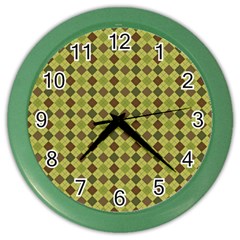 Pattern 255 Color Wall Clock by GardenOfOphir