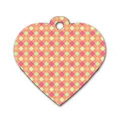 Pattern 256 Dog Tag Heart (One Side)