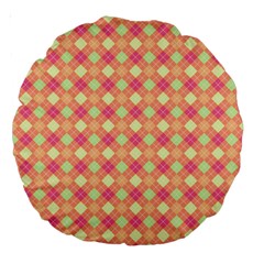 Pattern 256 Large 18  Premium Round Cushions